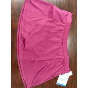 NWT American Beach X Maurices Plum Colored Swim Skirt Size Large